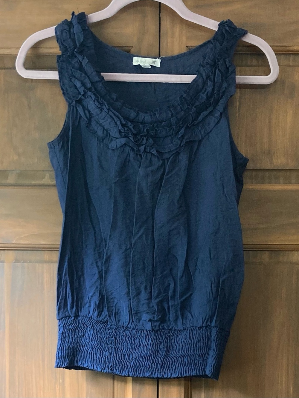 Mine… Lightweight Navy Blue Tank Top Small